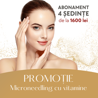 4 ședințe microneedling cu vitamine